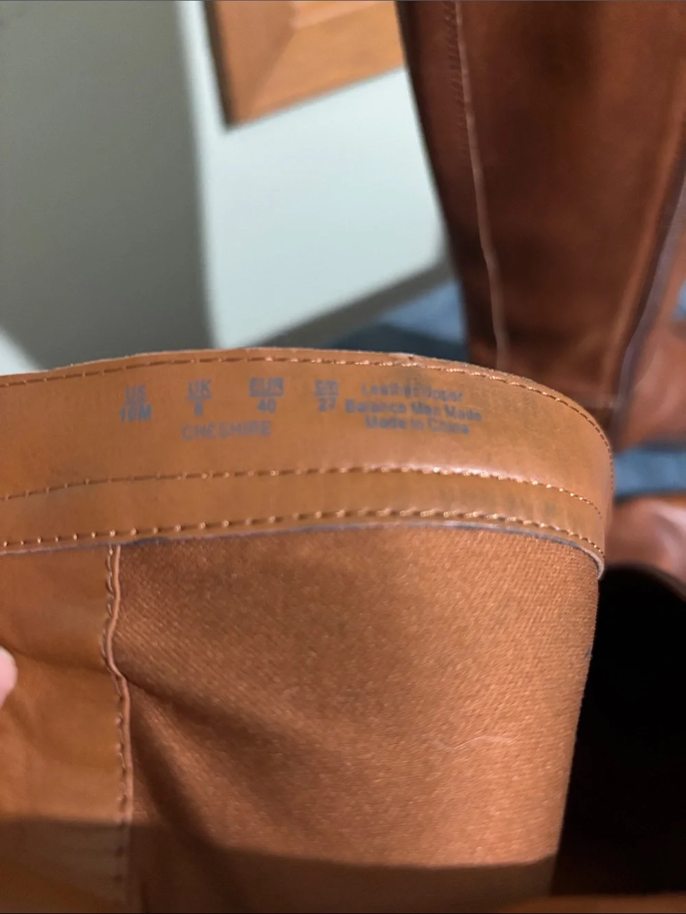 Franco Sarto Cheshire Women's Knee high Brown Leather Zip boots size 10M